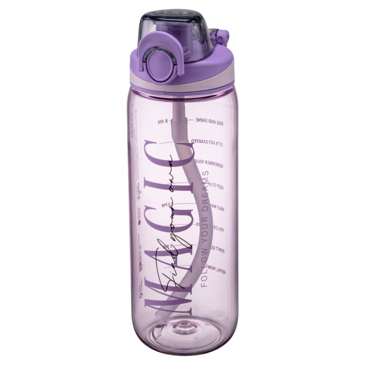 Butelka sportowa TRITAN DOUBLE 630ml fiolet